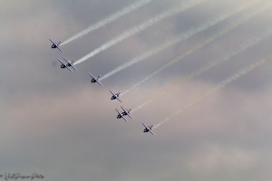 Le meeting arien  Pornic avec la Patrouille de France