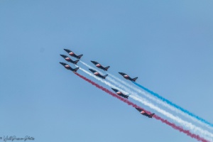 Le meeting arien  Pornic avec la Patrouille de France