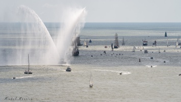  Dbord de Loire avec L'Hermione et le Belem