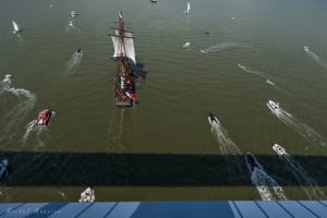  Dbord de Loire avec L'Hermione et le Belem - auteur : Michel MAURICE