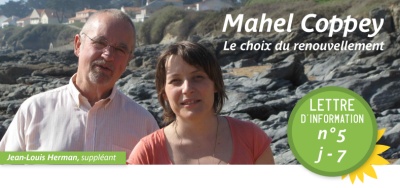 Pornic - 04/06/2012 - Lgislatives 2012, Pays de Retz : la Newsletter n de Mahel Coppey, candidat EELV