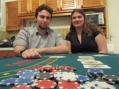 Pornic - 20/11/2012 - Margaux et Anthony lancent un club de poker  Pornic