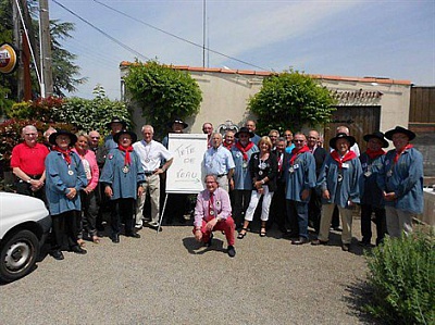 Pornic - 10/06/2013 - Pornic, confrrie de la Tte de veau : deux Veaux Rien introniss