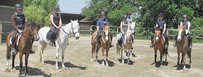 Pornic - 02/06/2014 - Pornic : Six cavalires  poney qualifies pour lopen de France