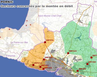 Pornic - 04/06/2014 - Pornic : la carte des prvisions du haut-dbit