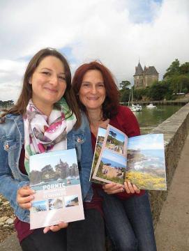 Pornic - 11/08/2014 - Guides de l`office de tourisme, elles ont fait un carnet de voyage 