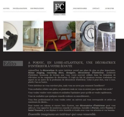 Pornic - 19/09/2014 - Nouveau site rfrenc : FC Design d`Intrieur  Pornic