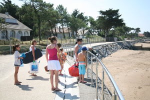 Pornic - 16/10/2014 - Saint-Brevin-les-Pins : le sentier ctier ne craint plus l`eau