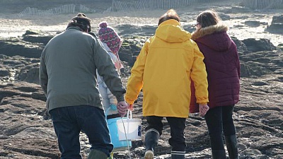 Pornic - 19/02/2015 - Grandes mares. A vos bottes, prts, pchez ! 