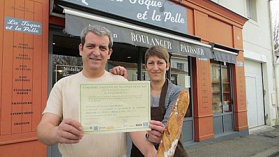 Pornic - 14/03/2015 - Franck Michelot, 1er prix de la Baguette de tradition franaise