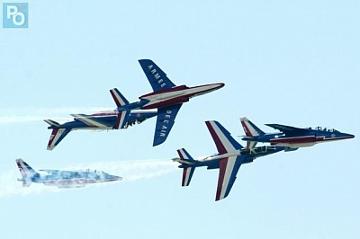 Pornic - 13/04/2015 - La patrouille de France  Pornic cet t