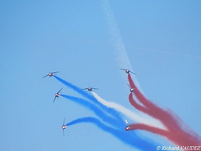 Pornic - 03/08/2015 - La Patrouille de France sonne la rafale  Pornic