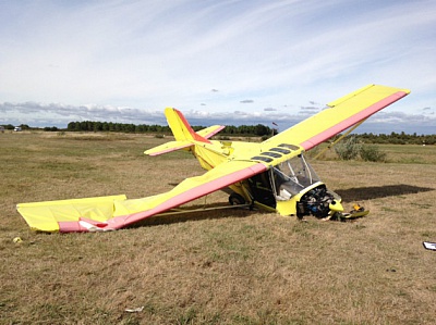 Pornic - 21/08/2015 - Saint-Brevin-les-Pins : Cinq blesss lors d`un crash d`ULM