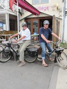 Pornic - 09/09/2015 - Les Fous du Solex : Franois Effling passe le flambeau 