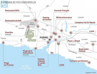 Pornic - 12/10/2015 - Pornic songe  installer quinze camras de surveillance 