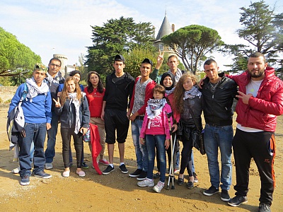 Pornic - 12/10/2015 - Jeunes palestiniens en balade  Pornic