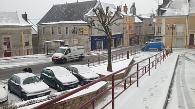 Pornic - 11/01/2016 - La neige annonce vendredi en Pays de la Loire