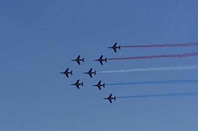 Pornic - 18/07/2016 - La Patrouille de France  Pornic plbiscite par le public