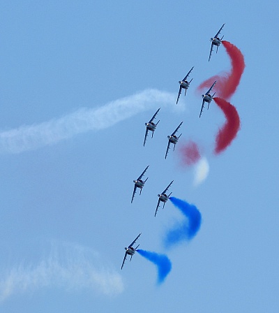 Pornic - 18/07/2016 - Photos : la Patrouille de France  Pornic par Alain Barr