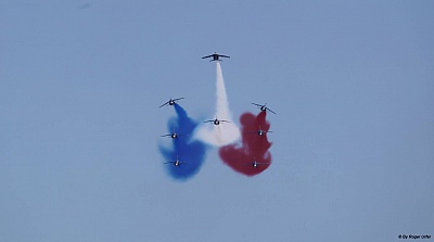 Pornic - 18/07/2016 - Photos : la Patrouille de France  Pornic par Roger Urfer