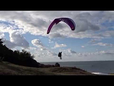 Pornic - 07/11/2016 - Vido : Tharon plage, parapentes aux Terres rouges 2016