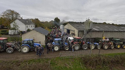 Pornic - 30/11/2016 - NDDL. Les paysans opposants appellent au rassemblement