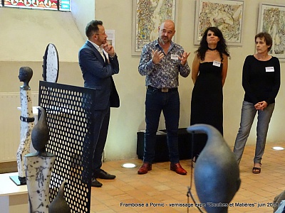 Pornic - 13/06/2018 - Photos : Exposition Courbes et Matires Pornic Juin 2018