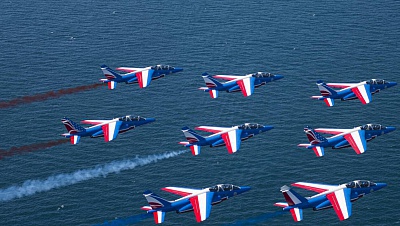 Pornic - 02/08/2019 - La Patrouille de France saluera Pornic aujourdhui vers 11h15