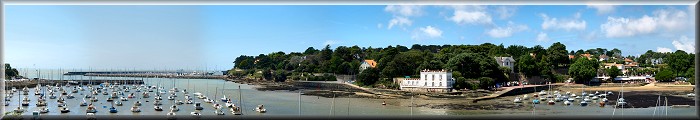 Panoramique : Vue gnrale sur l'entre de la ria de Pornic