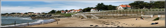 Panoramique : La Grande Plage de Prfailles