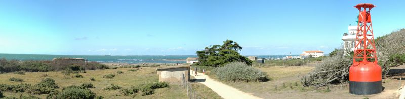 Panoramique : La Pointe Saint Gildas, vue large prs du smaphore